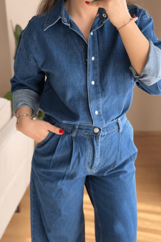 Mavi Denim Gömlek Jean Takım