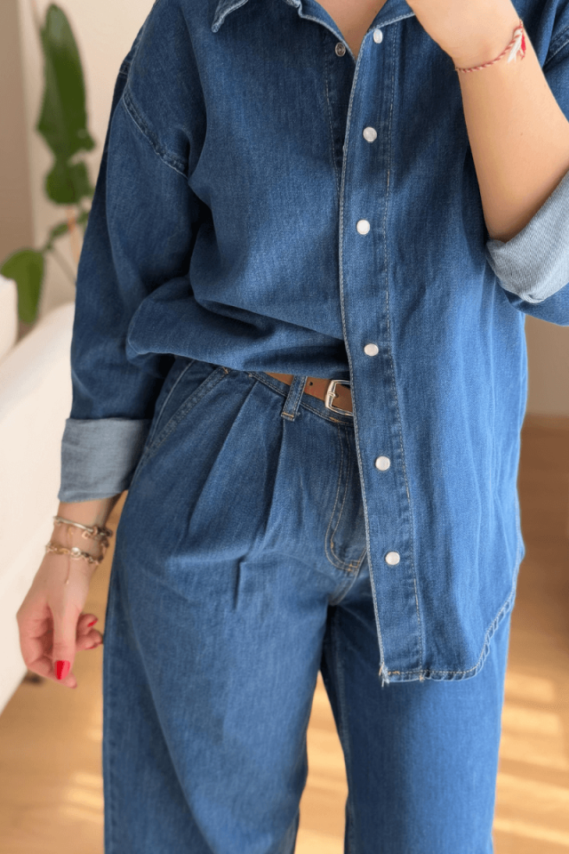 Mavi Denim Gömlek Jean Takım
