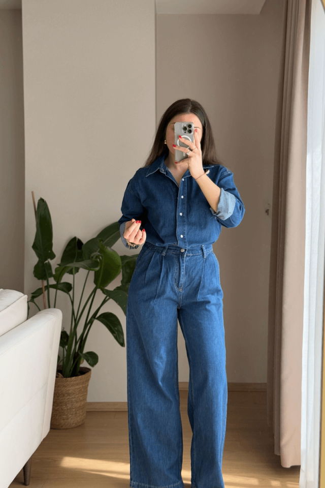 Mavi Denim Gömlek Jean Takım