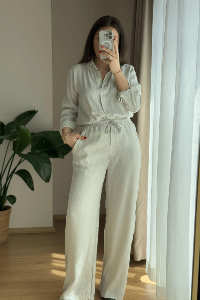 Taş Saten Viskon Jakar Takım