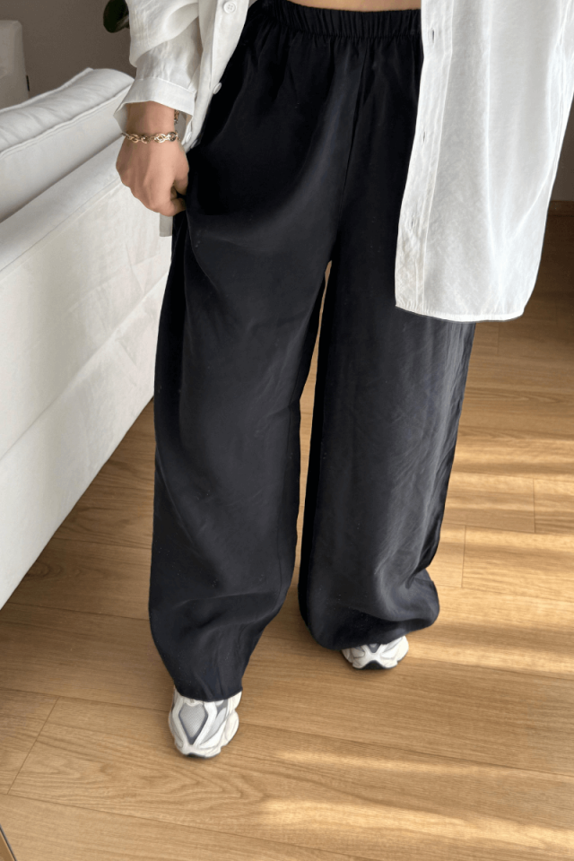 Siyah Premium Tensel Pantolon