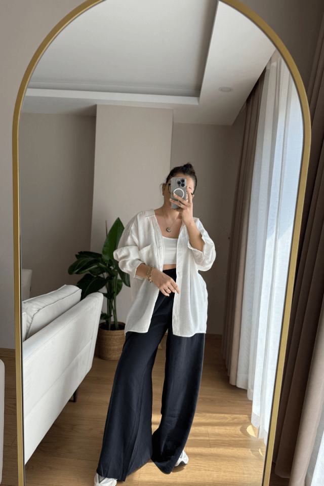 Siyah Premium Tensel Pantolon