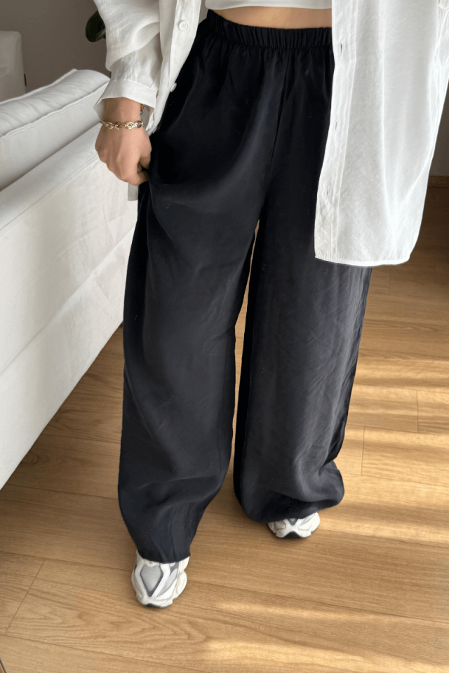 Siyah Premium Tensel Pantolon