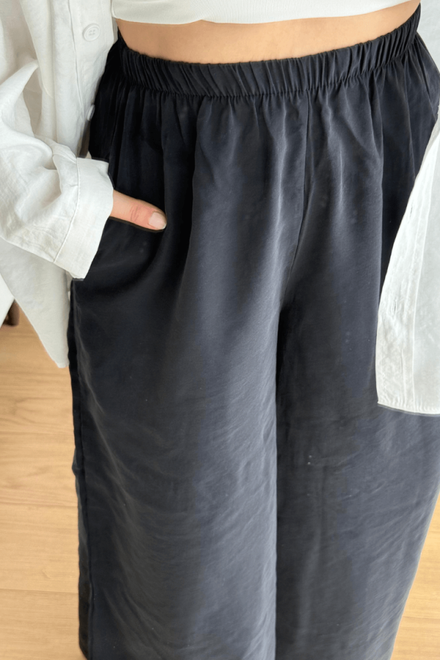 Siyah Premium Tensel Pantolon