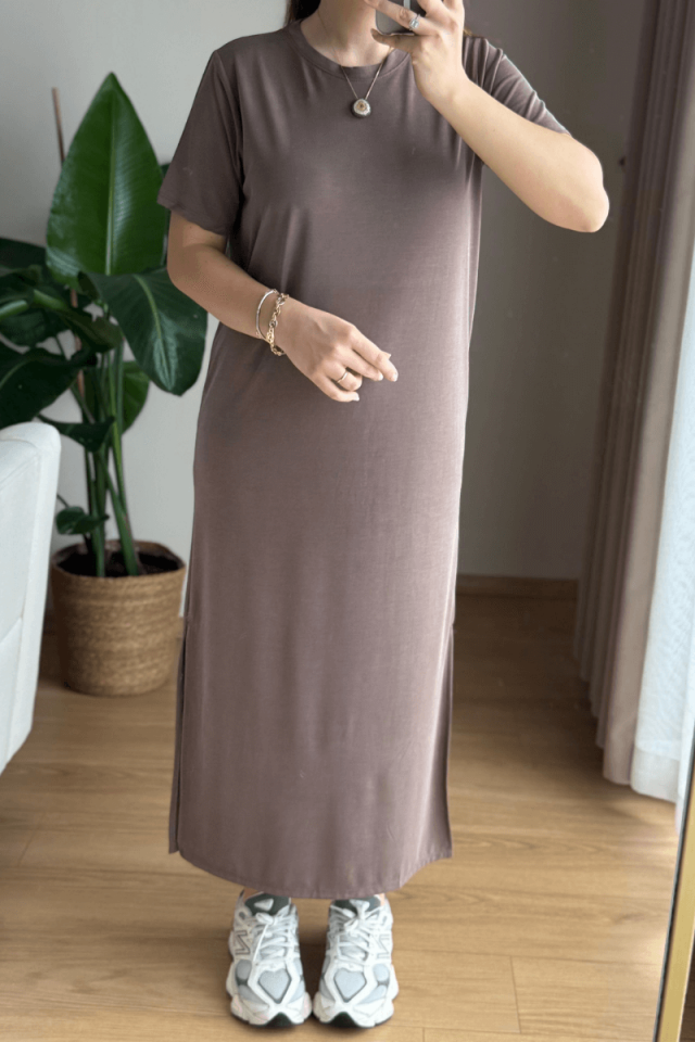 Vizon Kısa Kollu Basic Elbise