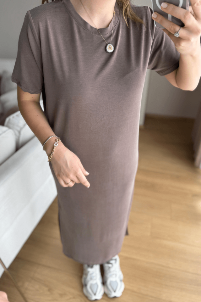 Vizon Kısa Kollu Basic Elbise