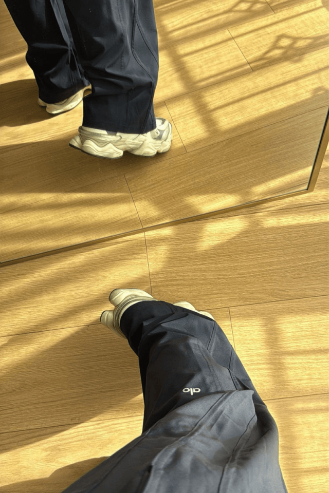 Lacivert Beli Lastikli Pantolon