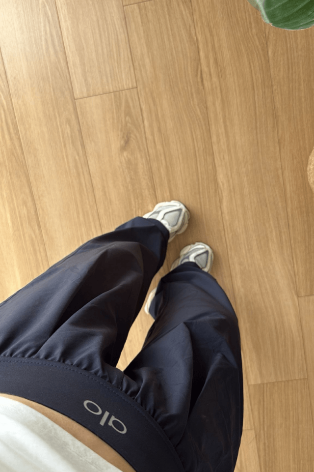 Lacivert Beli Lastikli Pantolon