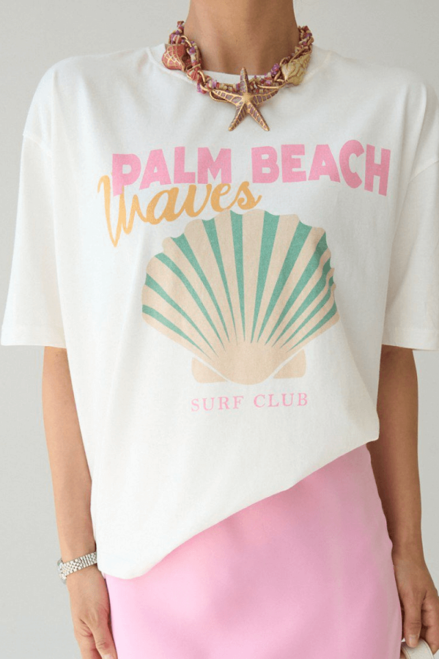 Palm Beach Baskılı Tişört