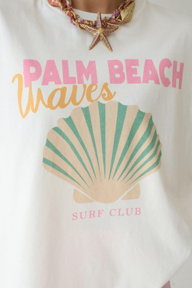 Palm Beach Baskılı Tişört