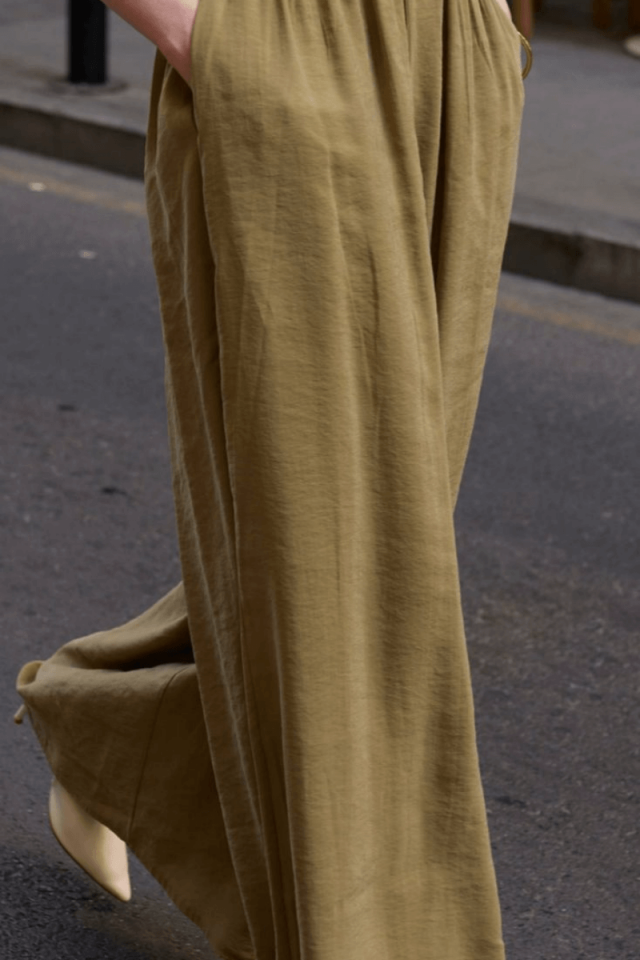 Haki Premium Tensel Pantolon