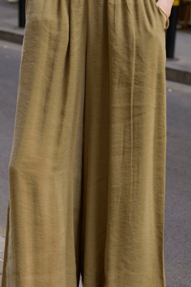 Haki Premium Tensel Pantolon