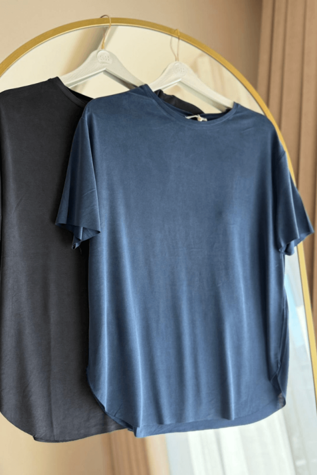 Antrasit Modal Tişört