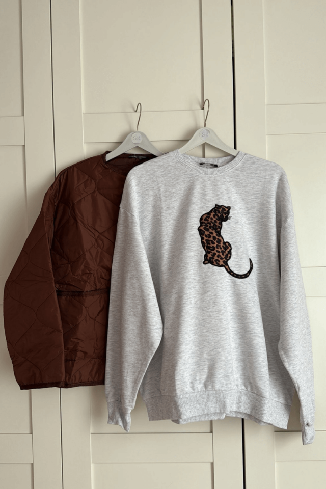 Kahverengi Kapitone Ceket