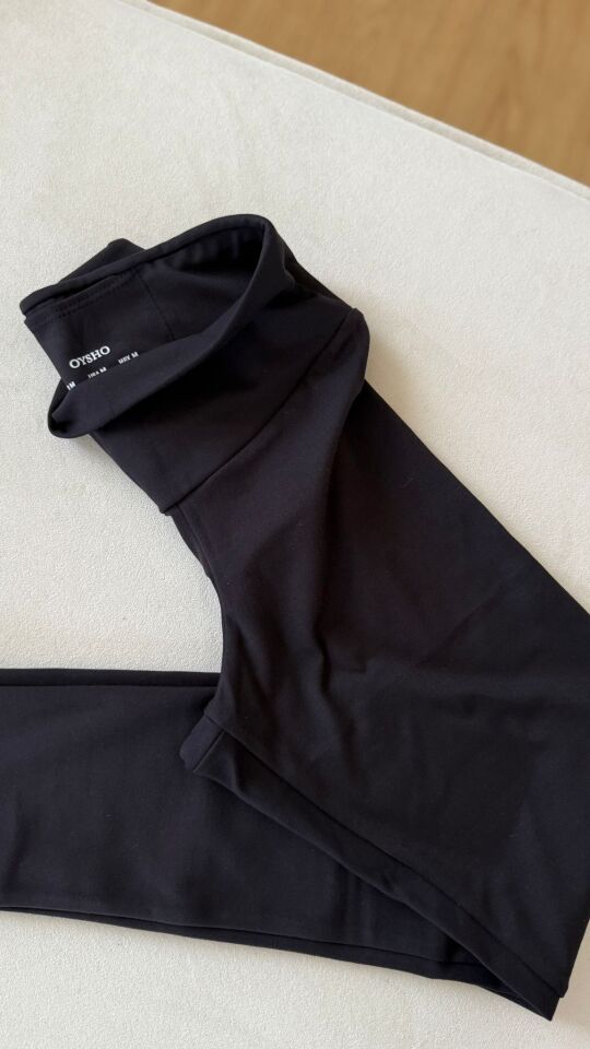 Oys Siyah Yüksek Bel Toparlayıcı Tayt