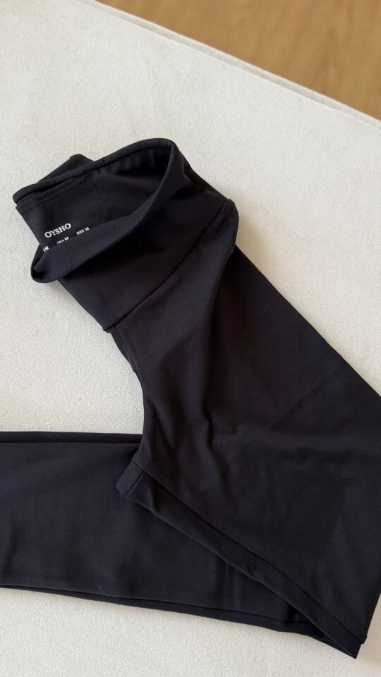 Oys Siyah Yüksek Bel Toparlayıcı Tayt