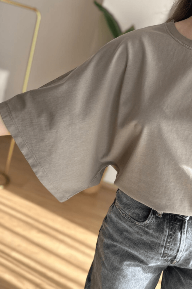 Vizon Yarasa Kol Tişört