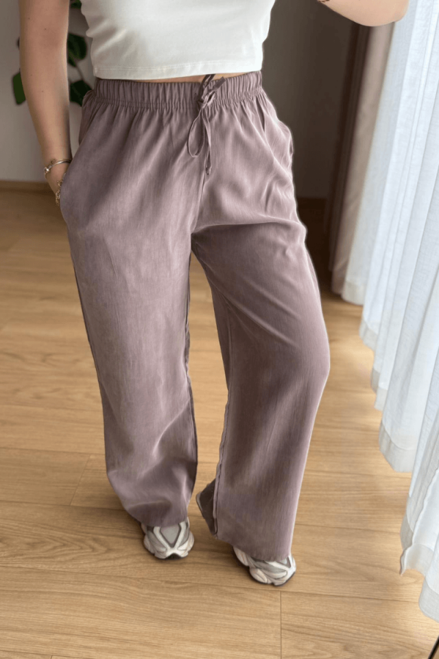 Vizon Tencel Cupra Pantolon