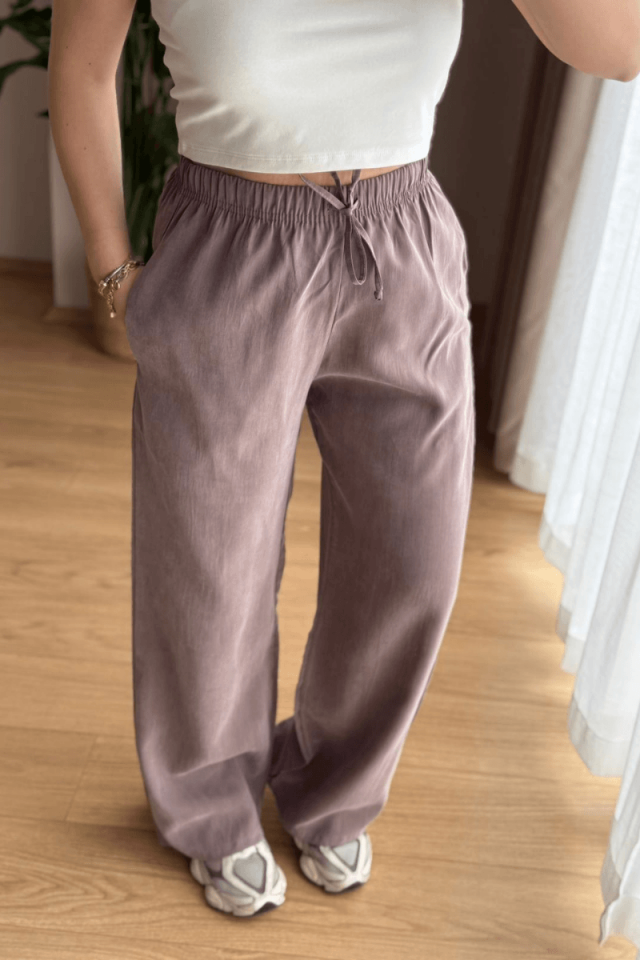Vizon Tencel Cupra Pantolon