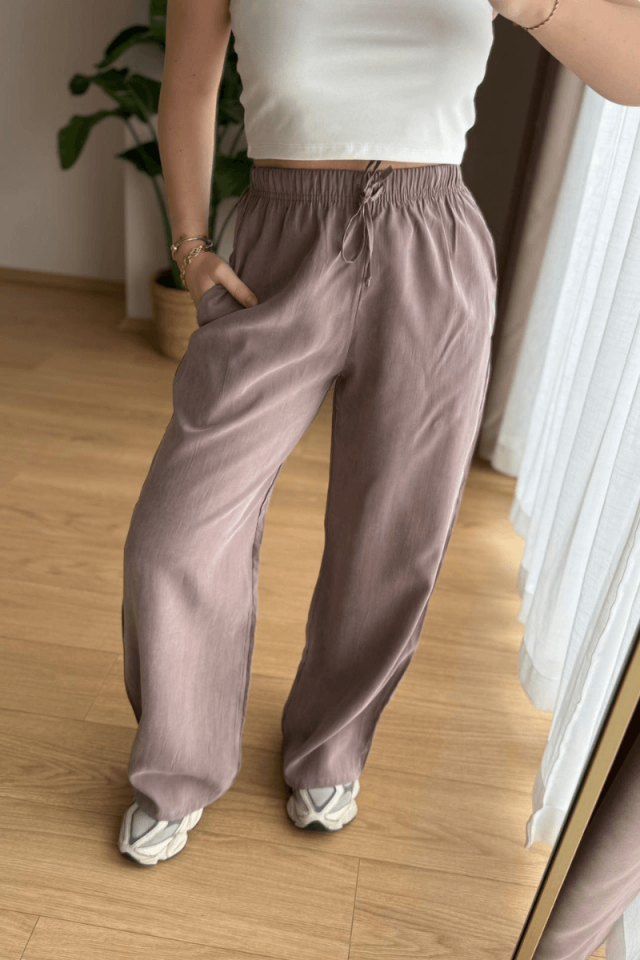 Vizon Tencel Cupra Pantolon