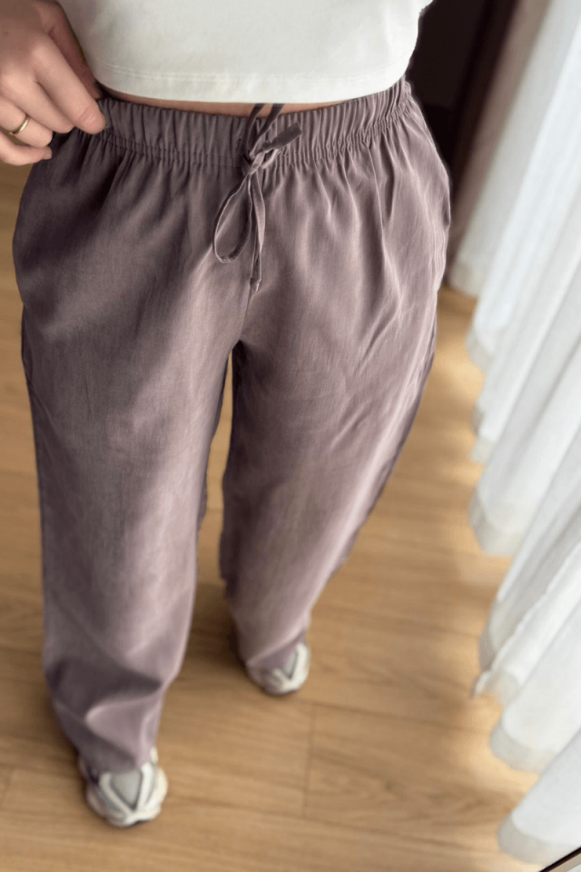 Vizon Tencel Cupra Pantolon