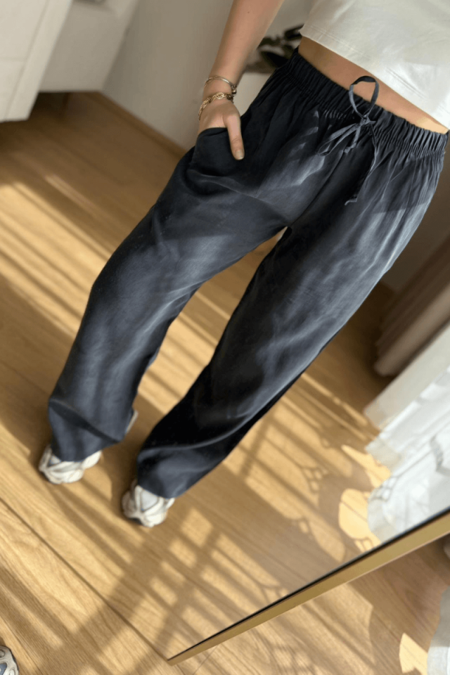 Antrasit Tencel Cupra Pantolon