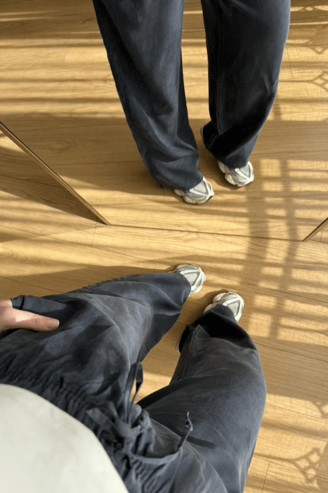 Antrasit Tencel Cupra Pantolon