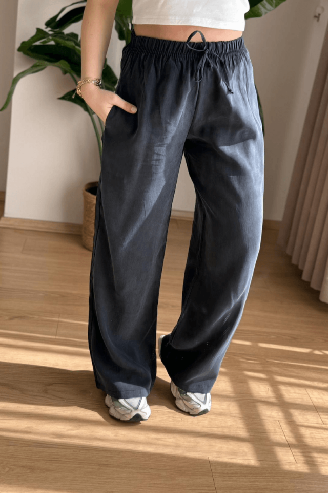 Antrasit Tencel Cupra Pantolon