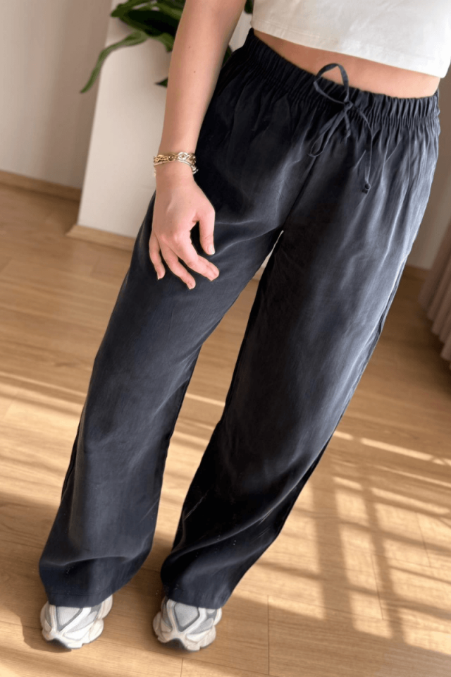 Antrasit Tencel Cupra Pantolon